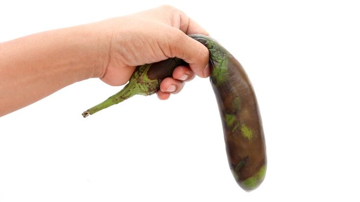 low power using the example of aubergines, how to increase it with food