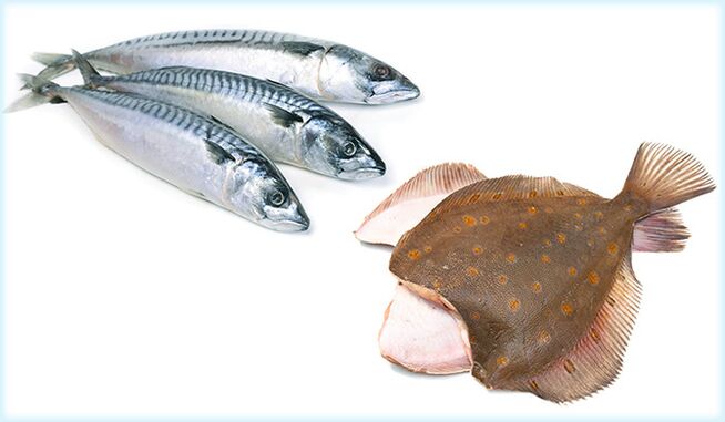 Mackerel and flounder - a fish that increases potency in humans