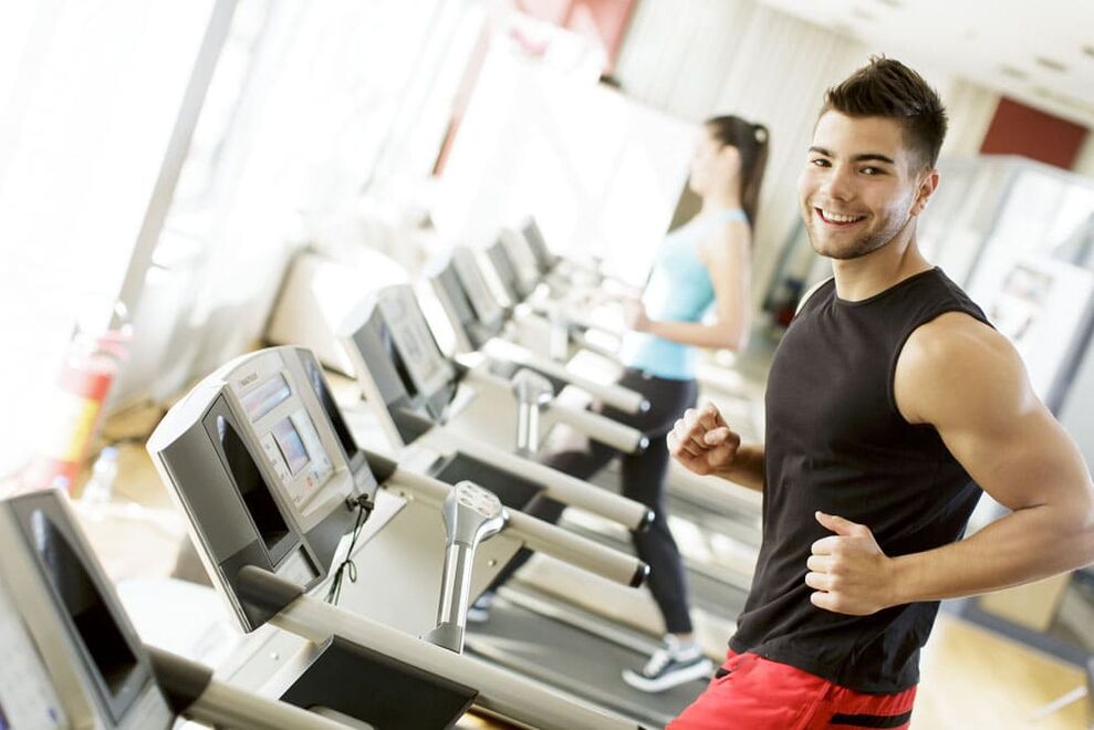 Cardio exercises will help a man accelerate blood circulation